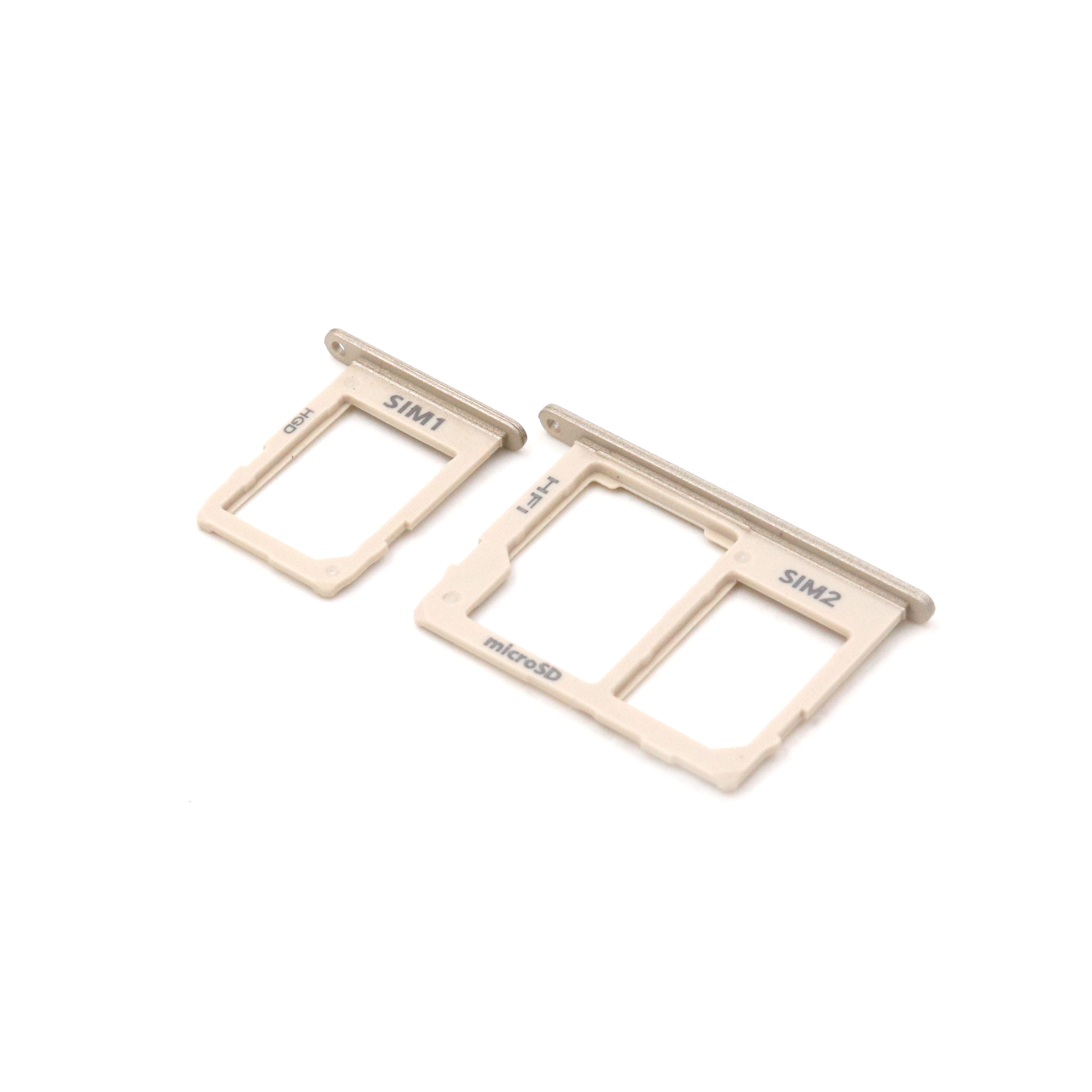 Samsung Nano-simkaarthouder voor Samsung Galaxy A6 2018 (A600F) Gold OEM-Equivalent