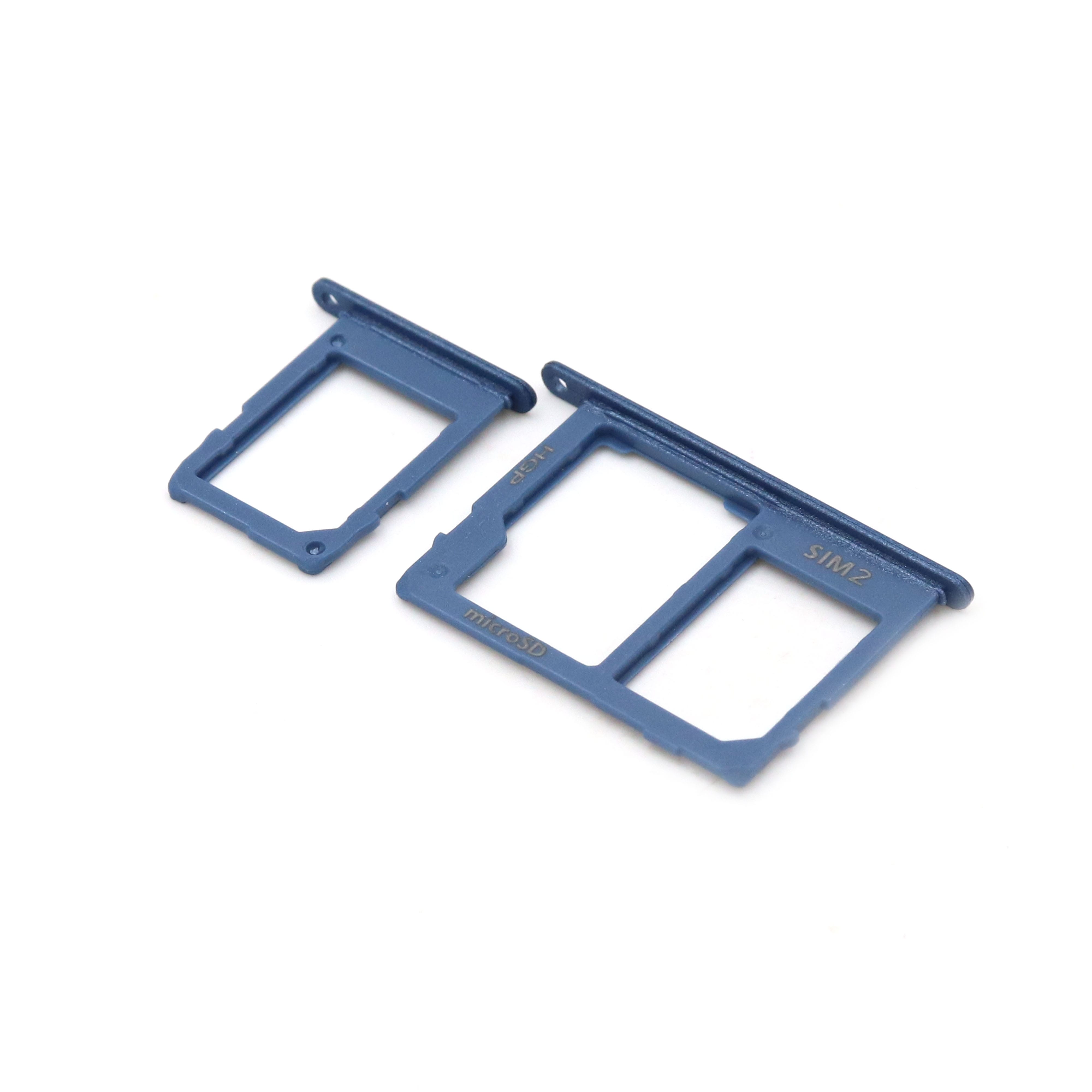 Samsung Nano-simkaarthouder voor Samsung Galaxy A6 2018 (A600F) Blauw OEM-Equivalent