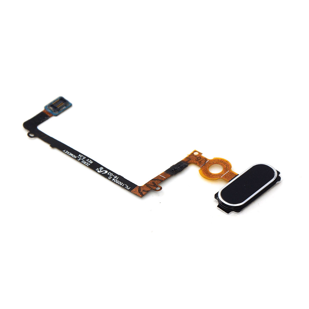 Samsung Home-knop voor Samsung Galaxy S6 Edge Zwart OEM-Equivalent