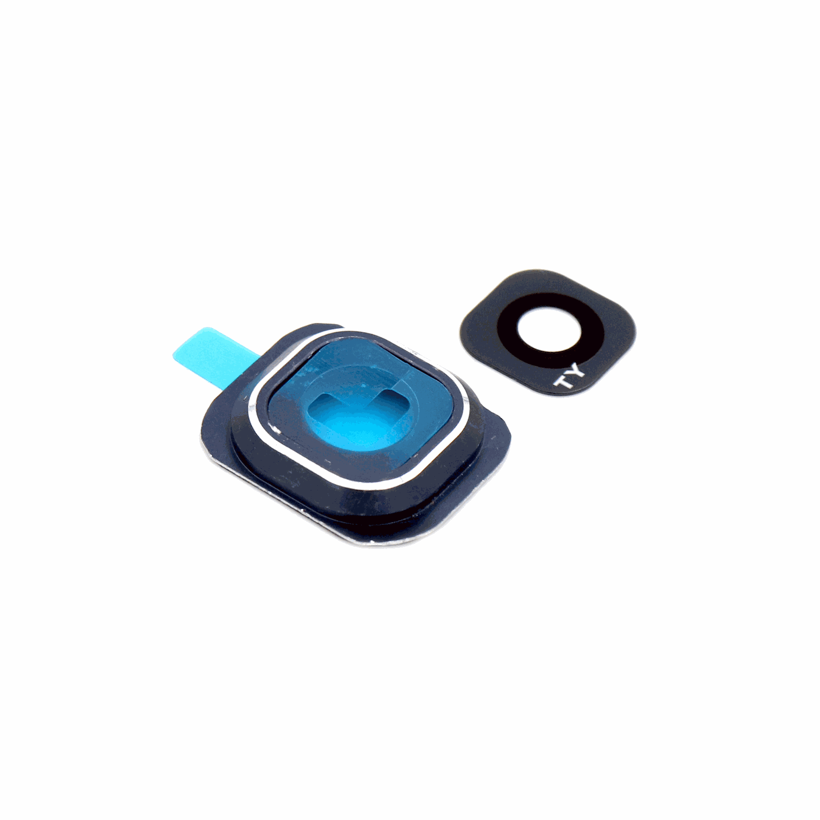 Samsung Cameralensglas voor Samsung Galaxy S6 Edge Zwart OEM-Equivalent