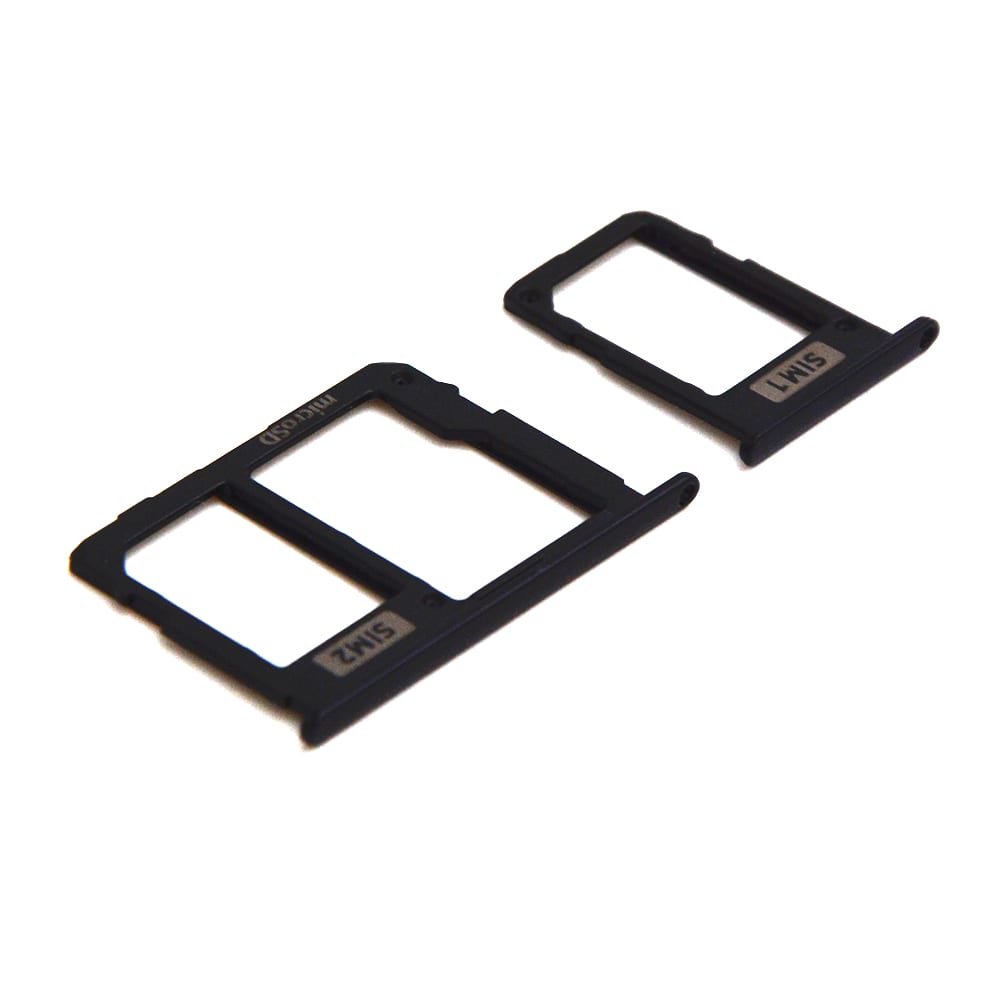 Samsung Nano-simkaarthouder voor Samsung Galaxy J7 2017 (J730F) Zwart OEM-Equivalent