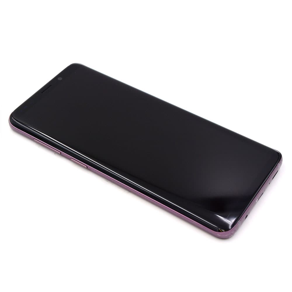 Samsung Scherm met frame voor Samsung Galaxy S9 Plus Paars Service Pack