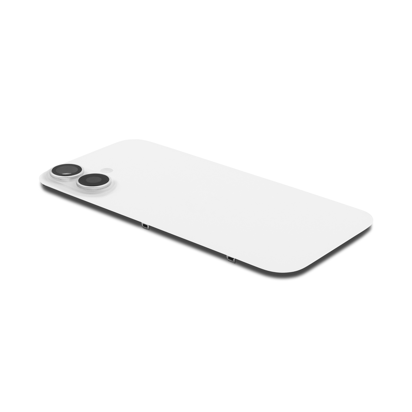 Back Cover incl. Camera lens, Flash Light and Wireless Charging For iPhone 17 White Pulled B