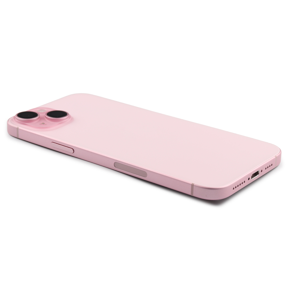 Apple Achterbehuizing met kleine onderdelen (US-versie) voor iPhone 15 Plus Roze Titanium Pulled
