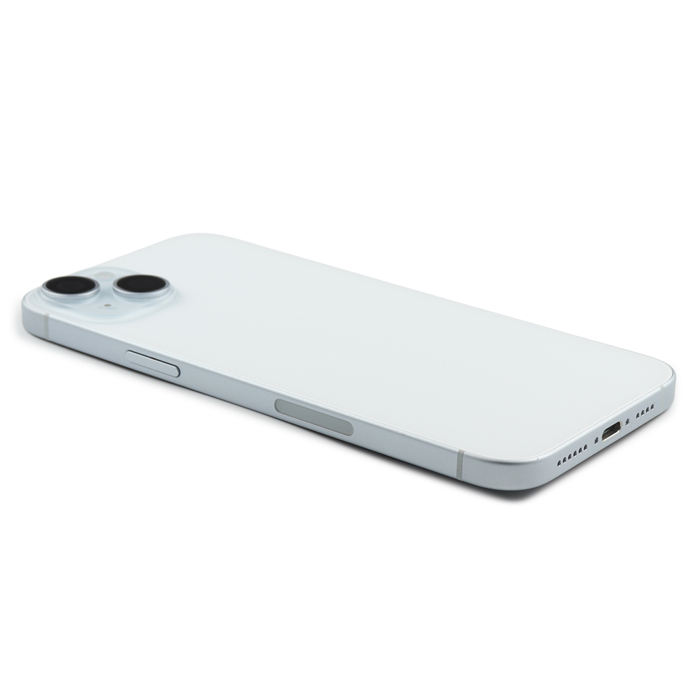 Apple Achterbehuizing met kleine onderdelen (US-versie) voor iPhone 15 Plus Blauw Titanium Pulled