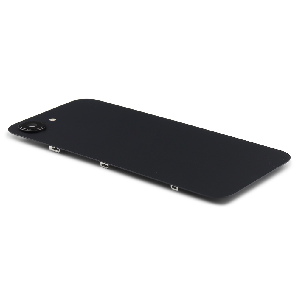 Apple Achterkant incl. cameralens, flitser en draadloos laden voor iPhone 16e Zwart Pulled