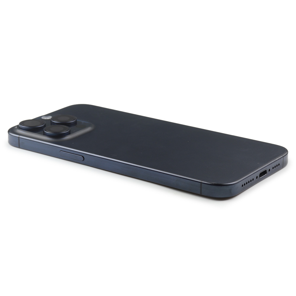 Apple Achterbehuizing met kleine onderdelen voor iPhone 15 Pro Max (EU Version) Blauw Titanium Pulled