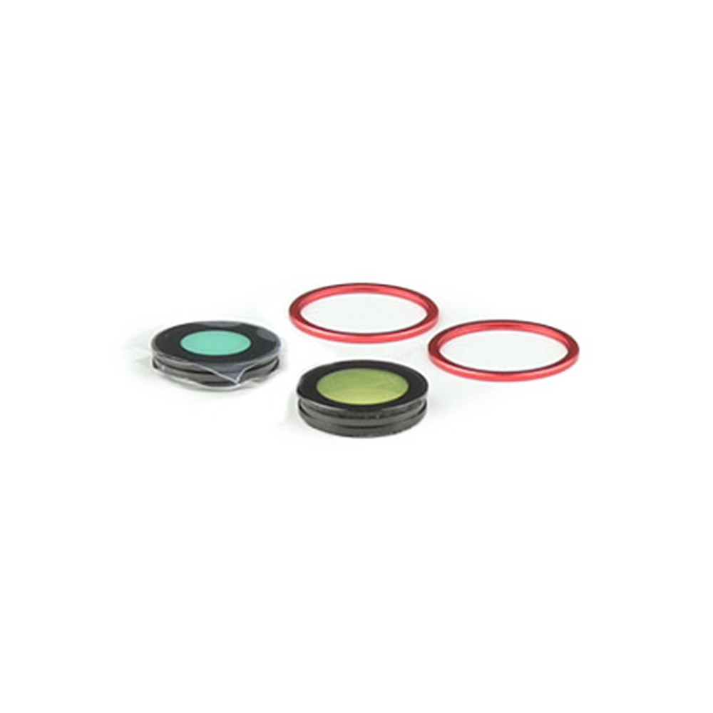 Apple Rear Cameralens with Frame voor iPhone 12 Rood OEM-Equivalent