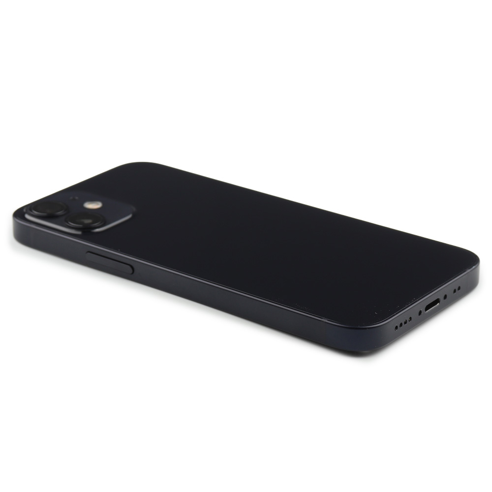Apple Achterbehuizing With Parts (EU Version) voor iPhone 12 Mini Zwart Pulled B