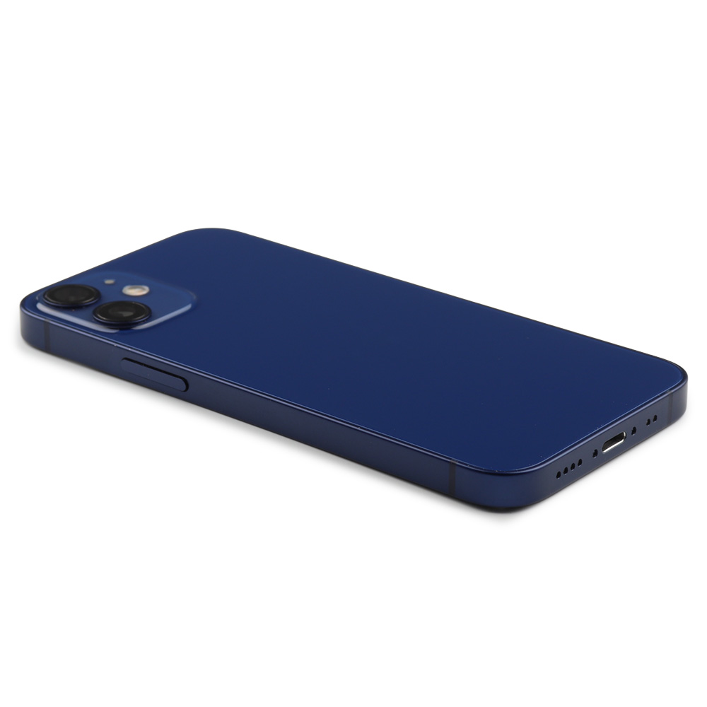 Apple Achterbehuizing With Parts (EU Version) voor iPhone 12 Mini Blauw Pulled B