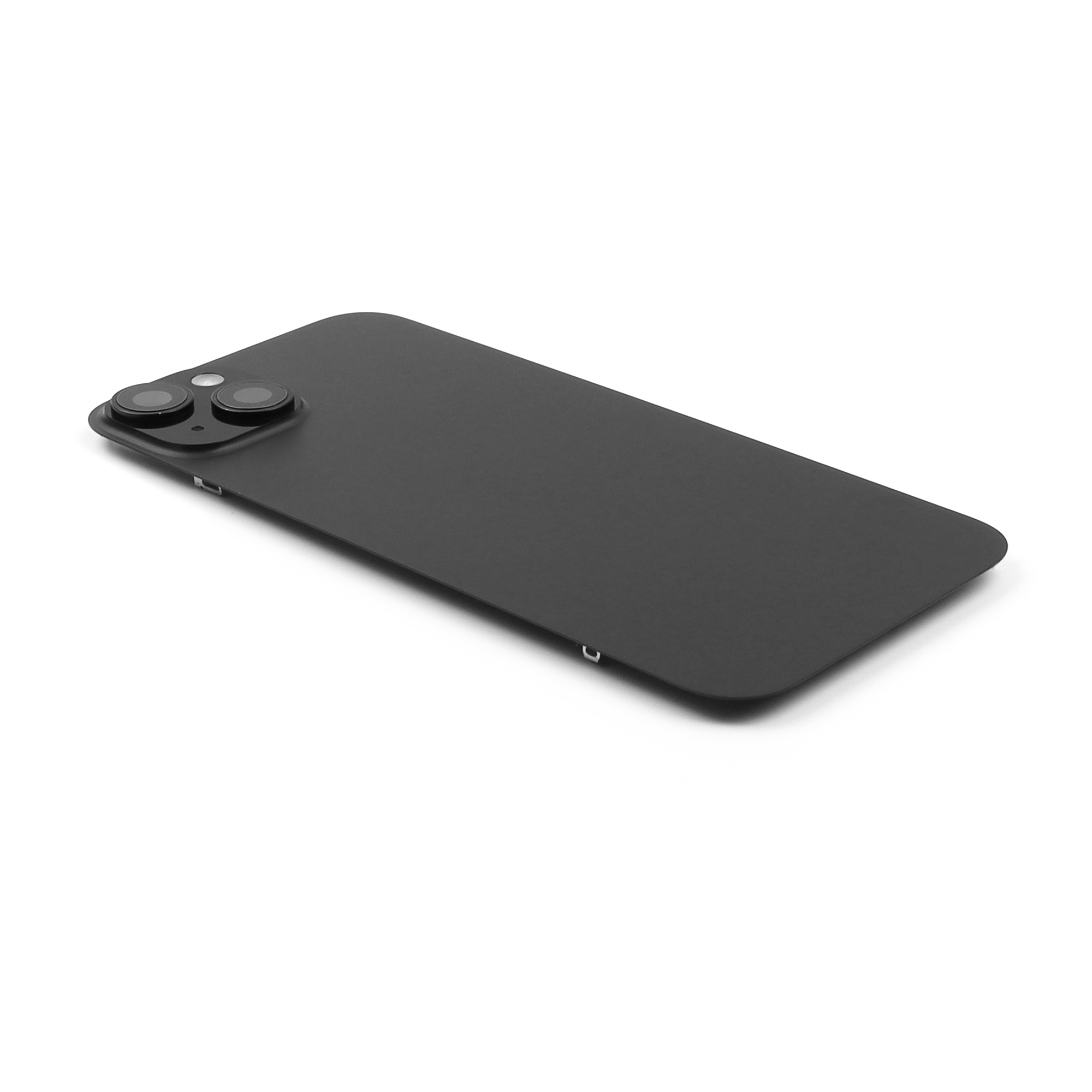 Apple Achterkant incl. cameralens, flitser en draadloos laden voor iPhone 15 Plus Zwart Titanium Pulled B