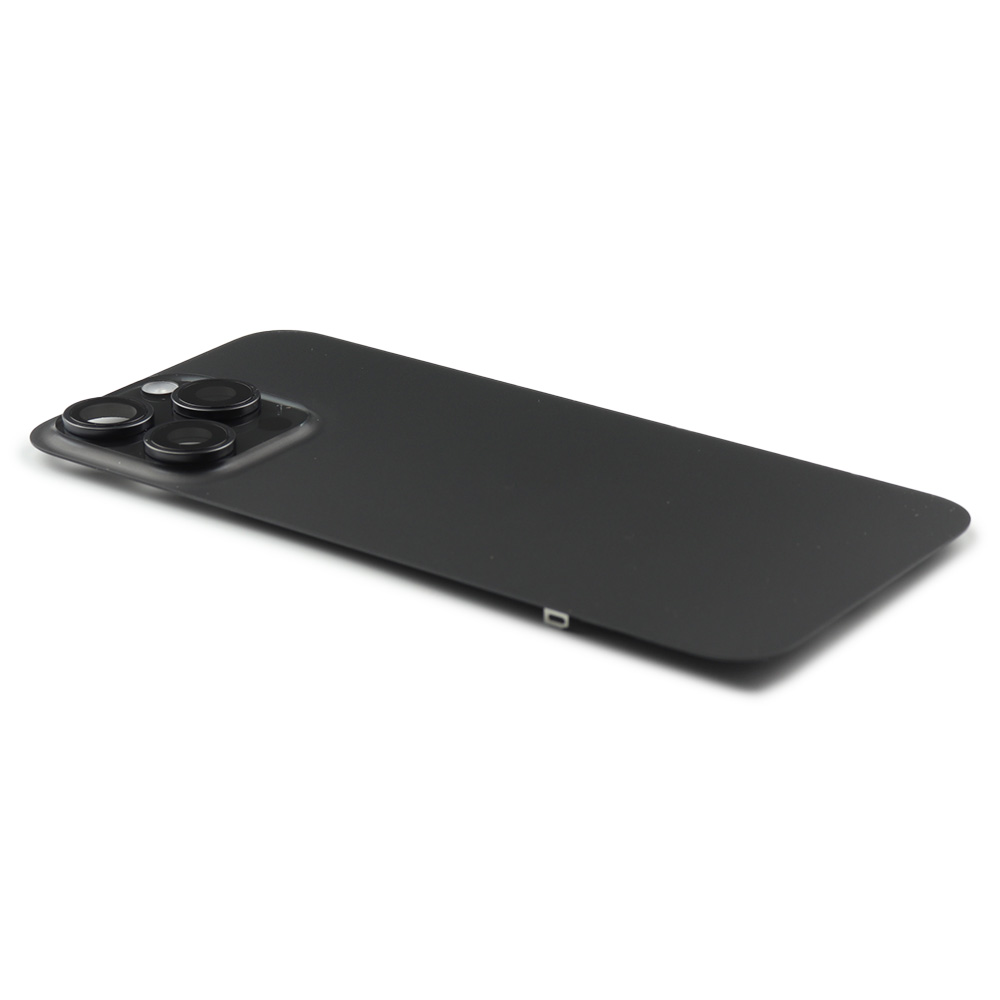 Apple Achterkant incl. cameralens, flitser en draadloos laden voor iPhone 15 Pro Max (EU Version) Zwart Titanium Pulled