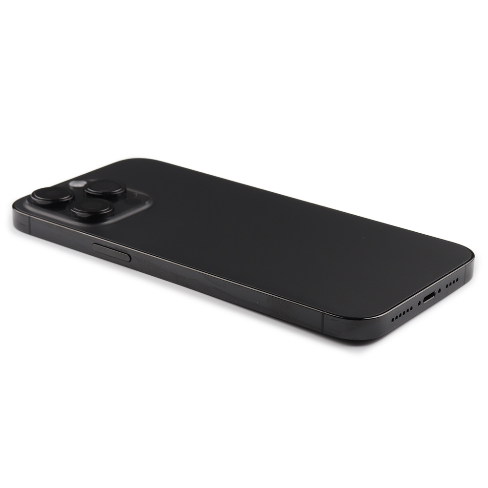 Apple Achterbehuizing met kleine onderdelen voor iPhone 14 Pro Max Zwart Pulled B