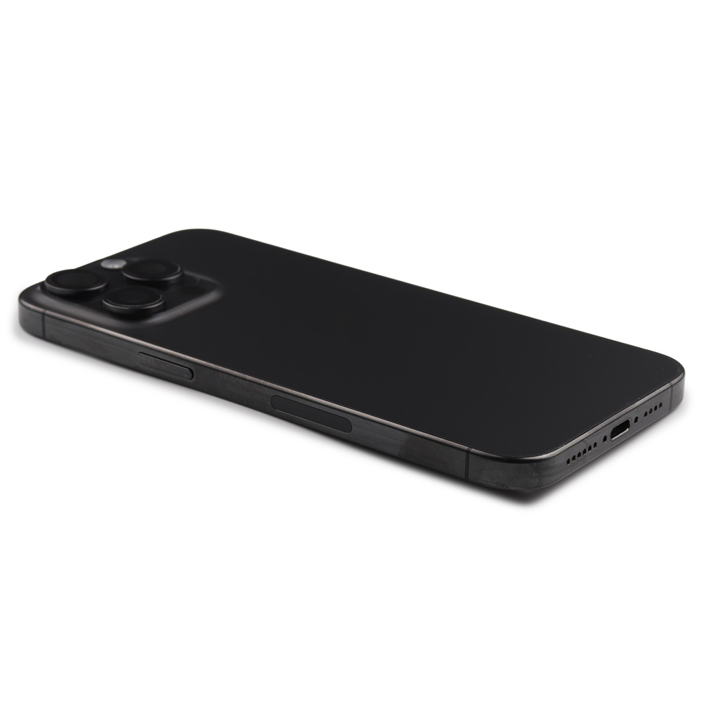 Apple Achterbehuizing met kleine onderdelen (US-versie) voor iPhone 15 Pro Max Zwart Titanium Pulled