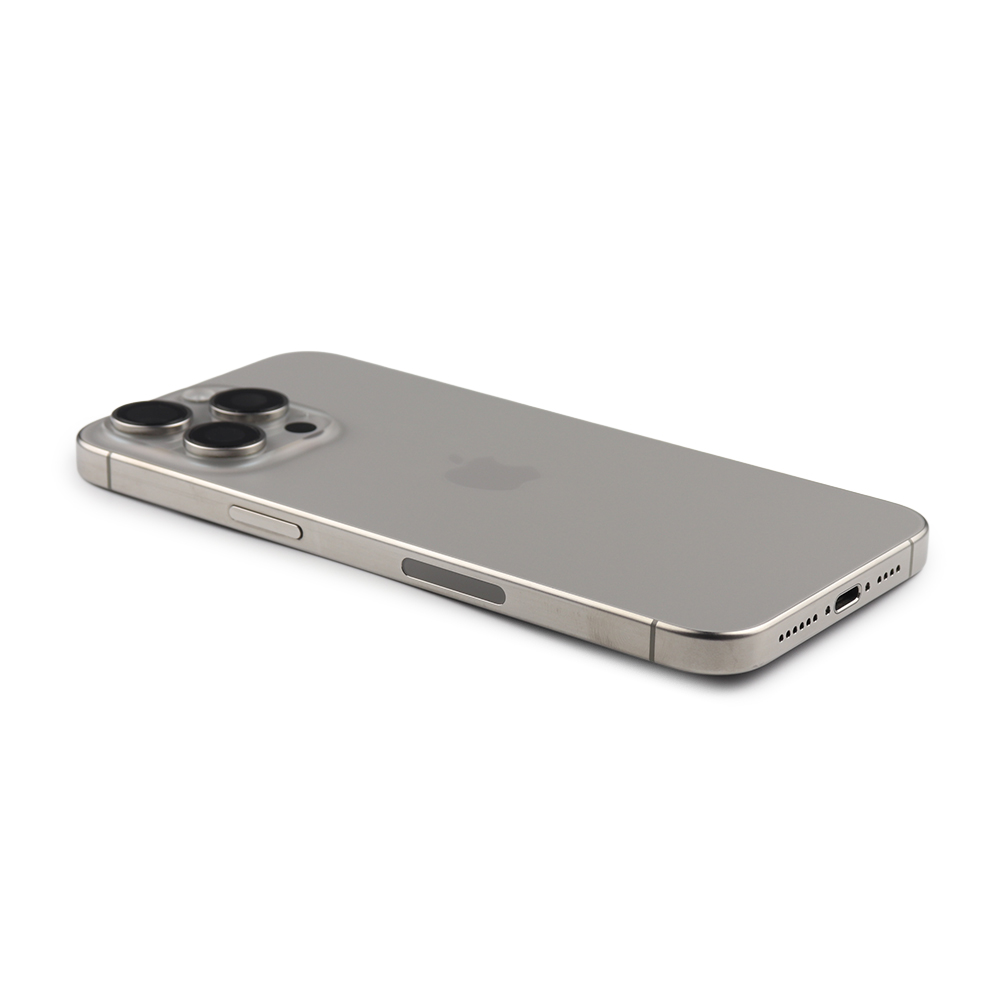 Apple Achterbehuizing met kleine onderdelen (US-versie) voor iPhone 15 Pro Max Naturel Titanium Titanium Pulled