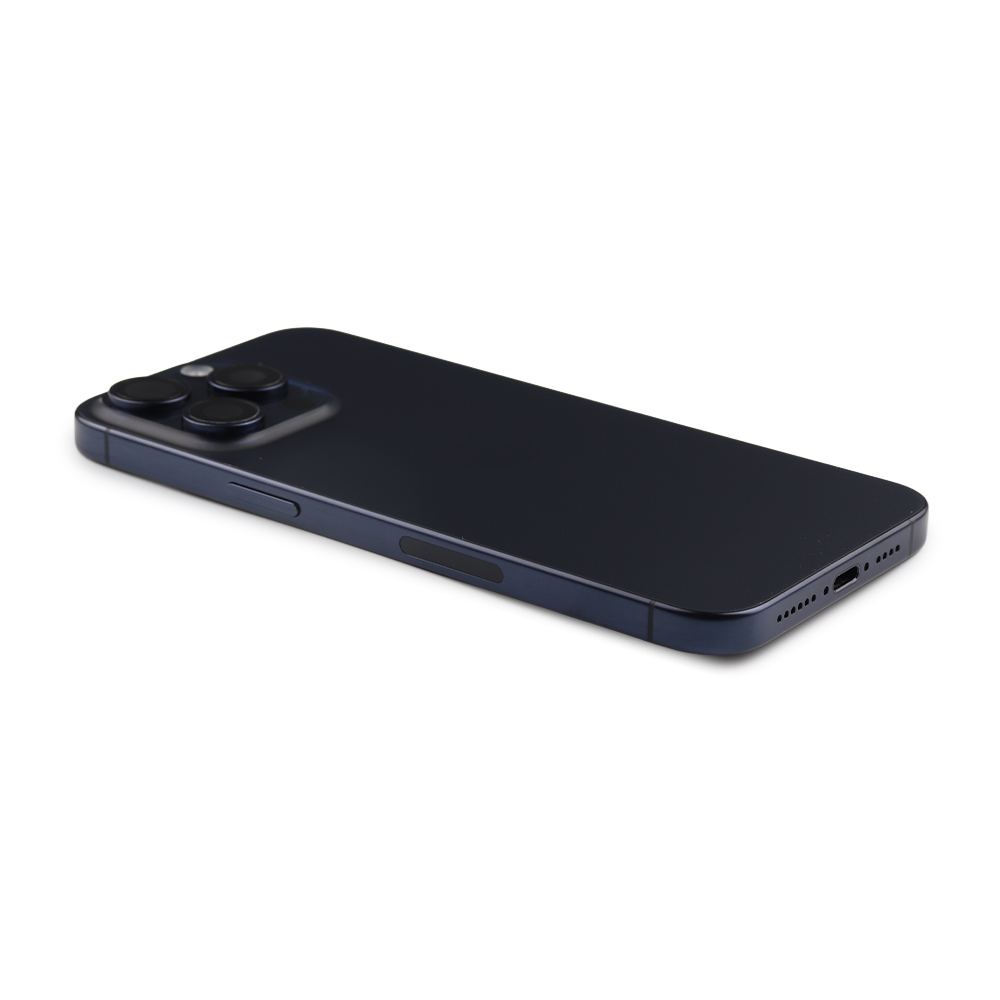 Apple Achterbehuizing met kleine onderdelen (US-versie) voor iPhone 15 Pro Max Blauw Titanium Pulled