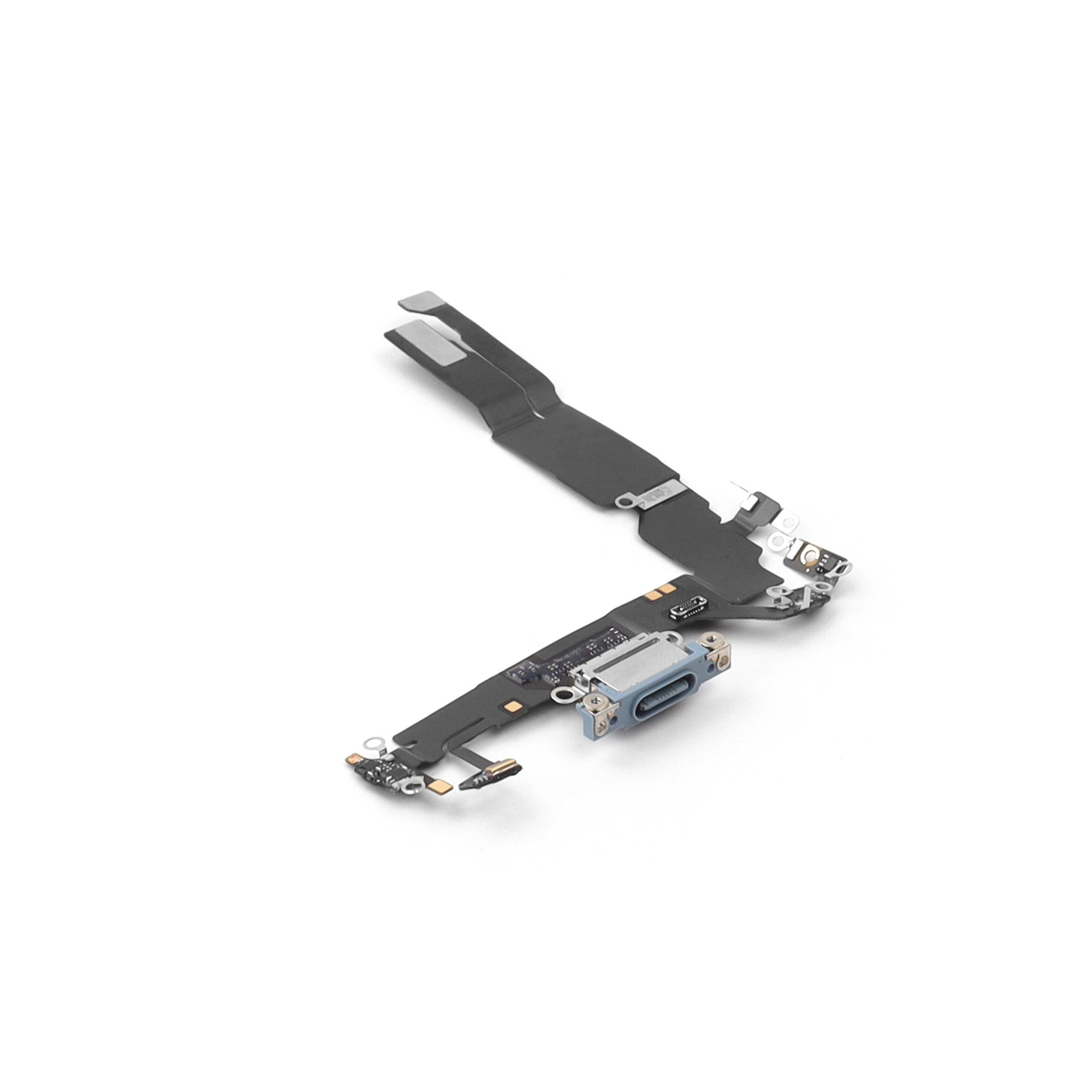 Apple Oplaadpoort voor Apple iPhone 17 Mist Blauw Pulled