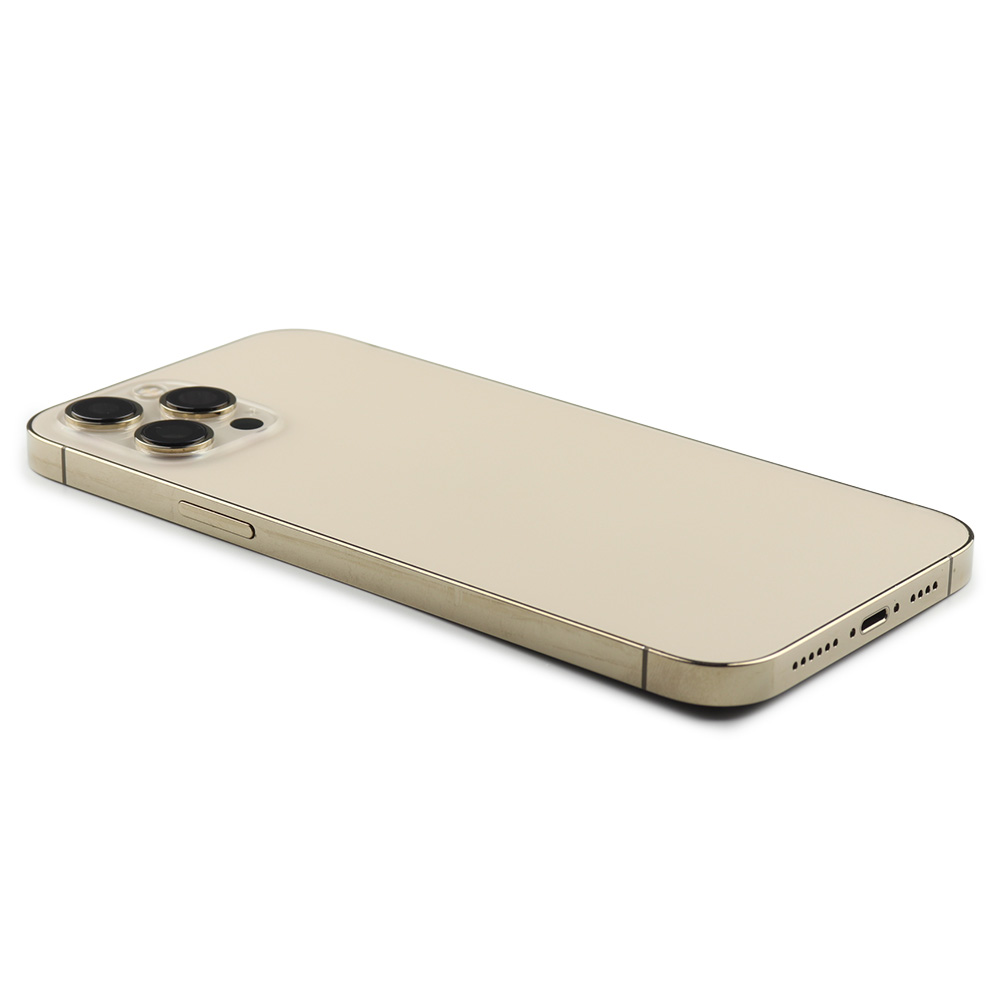 Apple Achterbehuizing met kleine onderdelen (EU-versie) voor iPhone 12 Pro Max Gold Pulled B