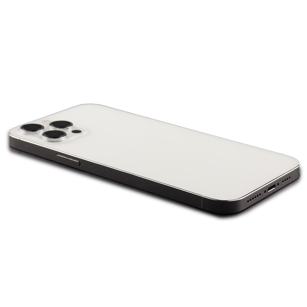 Apple Achterbehuizing met kleine onderdelen (EU-versie) voor iPhone 12 Pro Max Zilver Pulled B