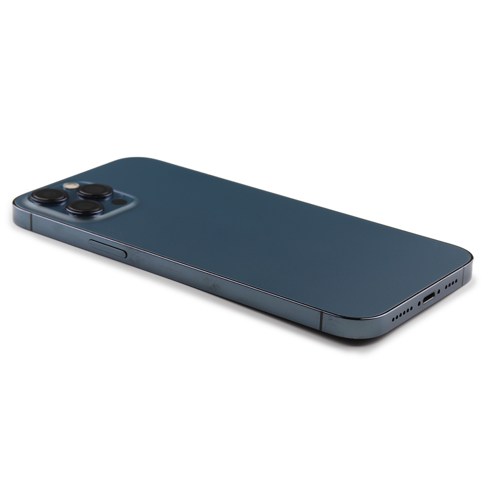 Apple Achterbehuizing met kleine onderdelen (EU-versie) voor iPhone 12 Pro Max Blauw Pulled B