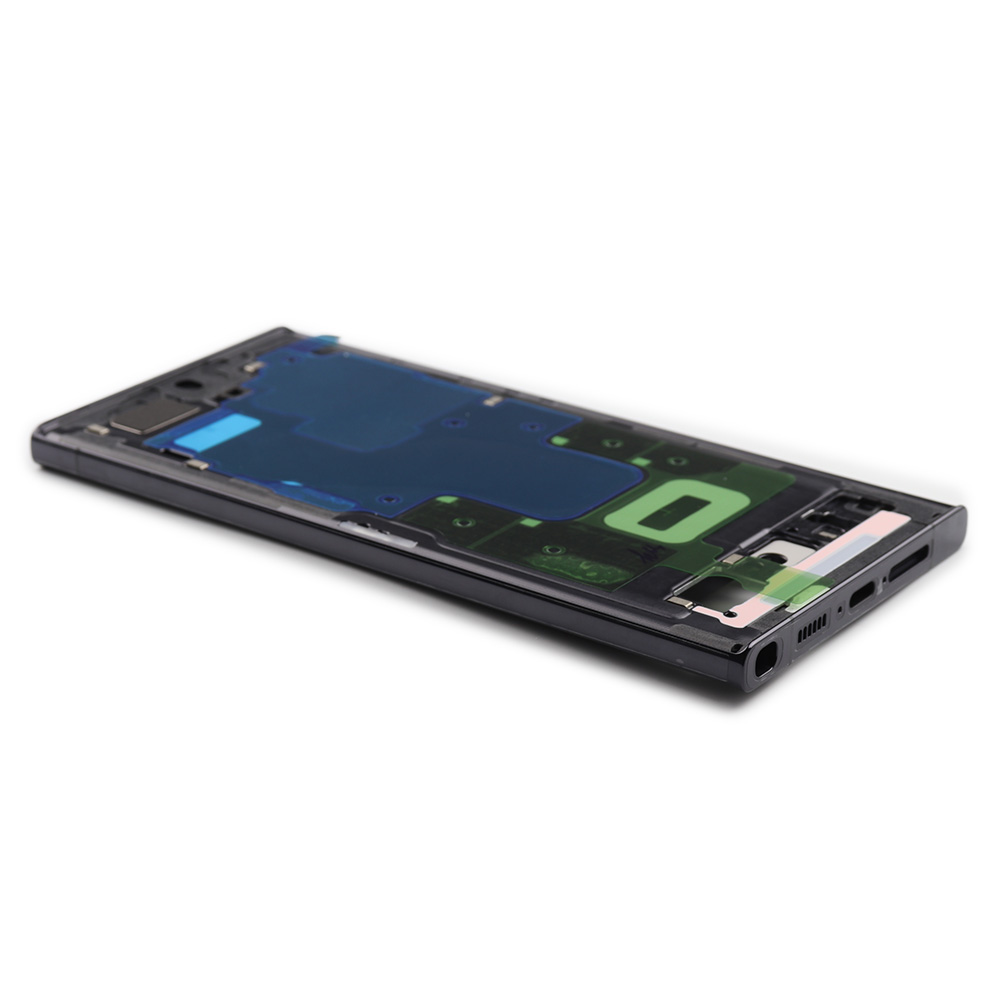 Samsung Middenframe voor Samsung Galaxy S23 Ultra (SM-S918B) Phantom Zwart Service Pack