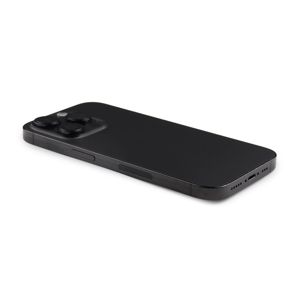 Apple Achterbehuizing met kleine onderdelen (US-versie) voor iPhone 14 Pro Zwart Pulled