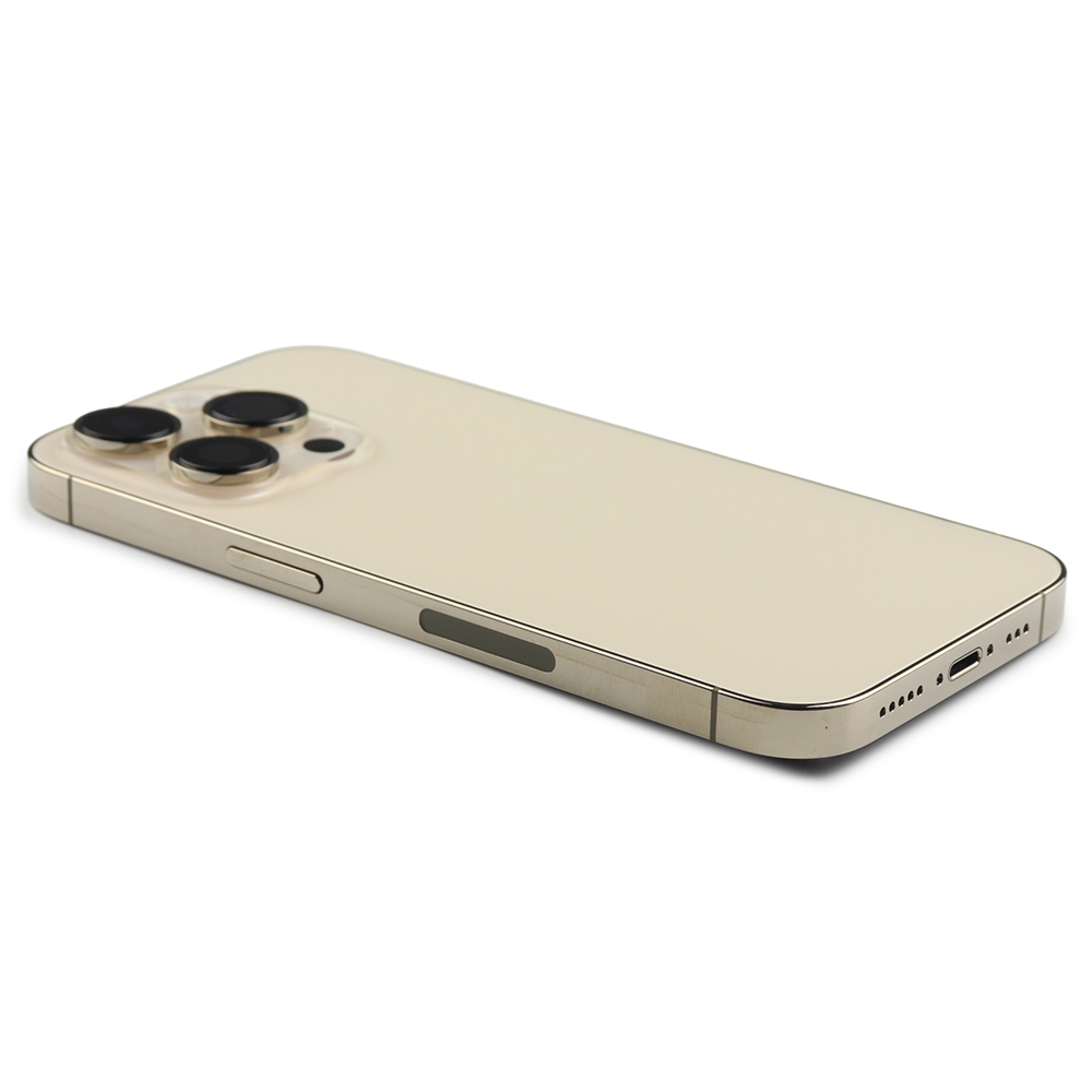 Apple Achterbehuizing met kleine onderdelen (US-versie) voor iPhone 14 Pro Gold Pulled
