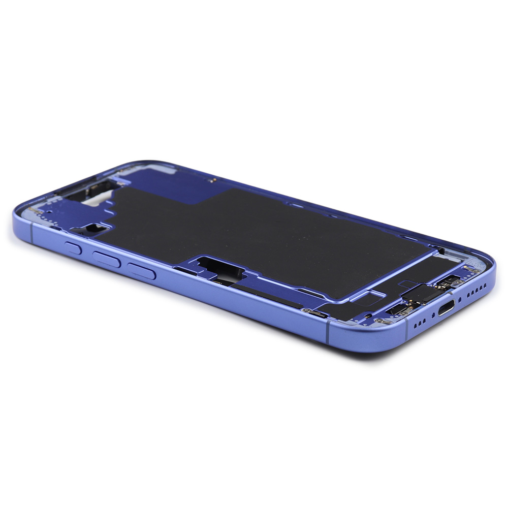 Apple Middle Frame met Power And Volumeknop (US Version) voor iPhone 16 Light blue Pulled