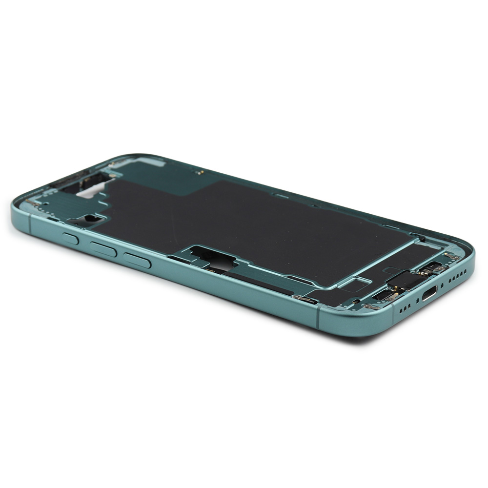 Apple Middle Frame met Power And Volumeknop (US Version) voor iPhone 16 Groen Pulled