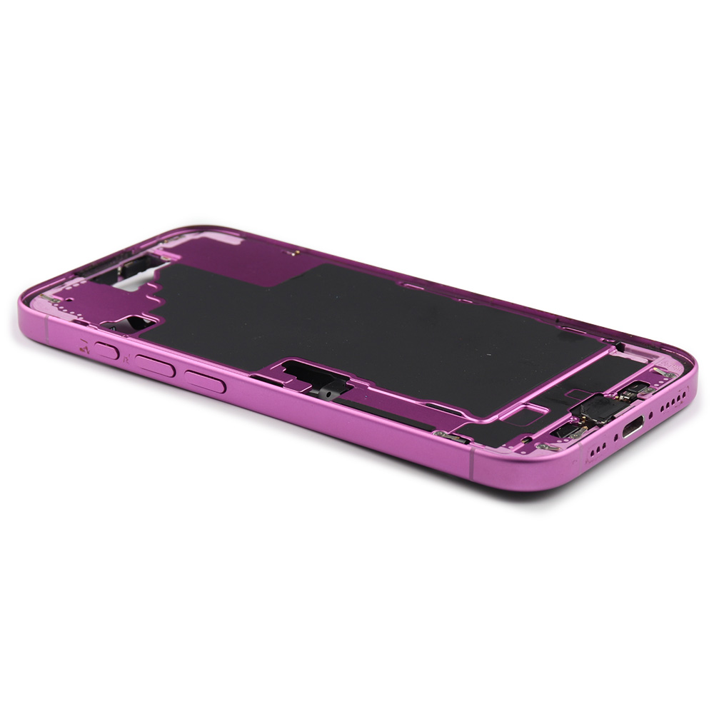 Apple Middle Frame met Power And Volumeknop (US Version) voor iPhone 16 Roze Pulled