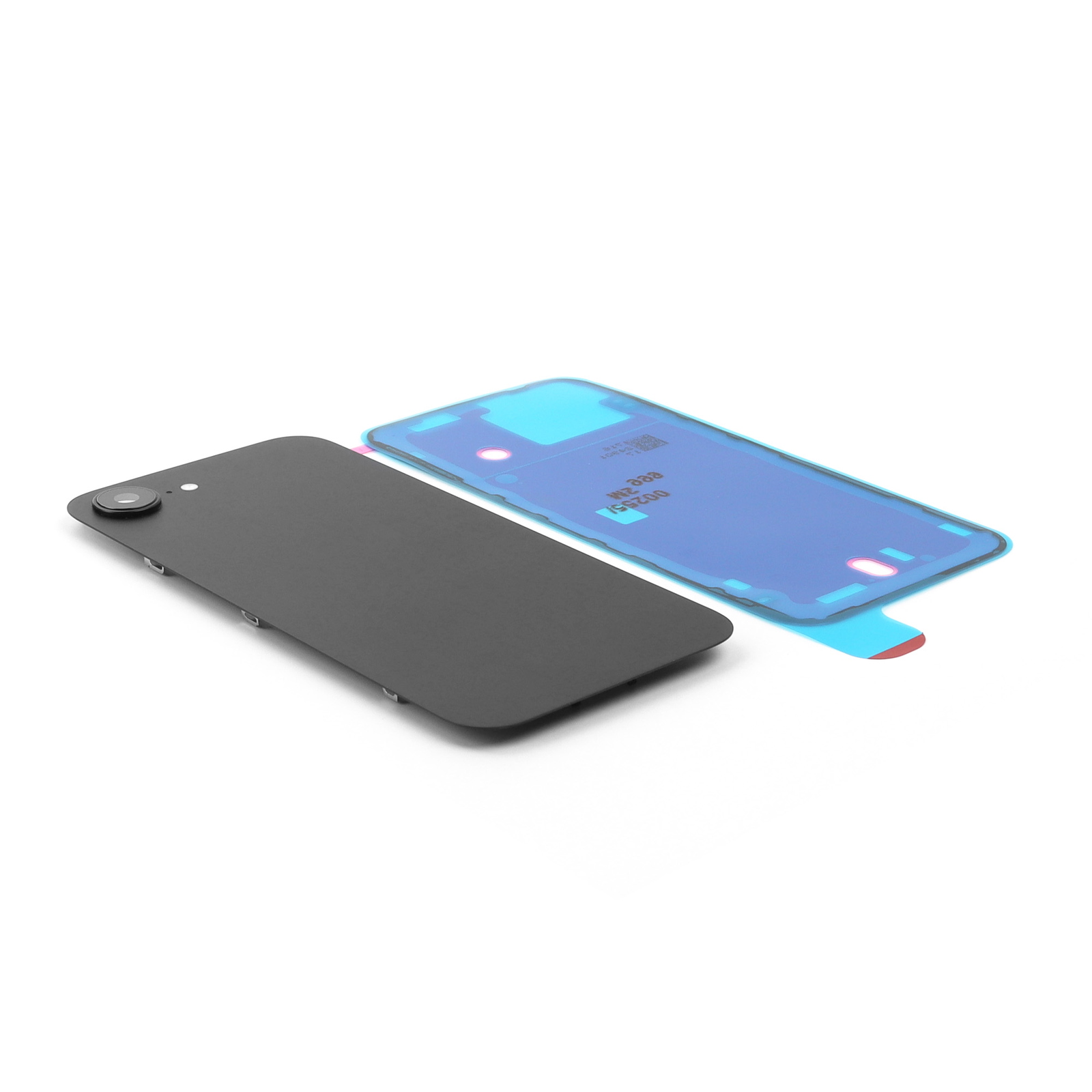Back Cover incl. Camera lens, Flash Light and Wireless Charging For iPhone 16e Black Pulled B