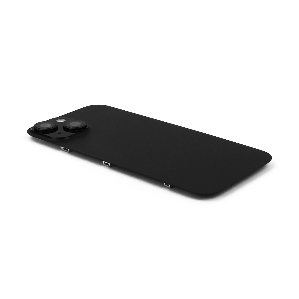 Apple Achterkant incl. cameralens, flitser en draadloos laden voor iPhone 15 (EU Version) Zwart Titanium Pulled B