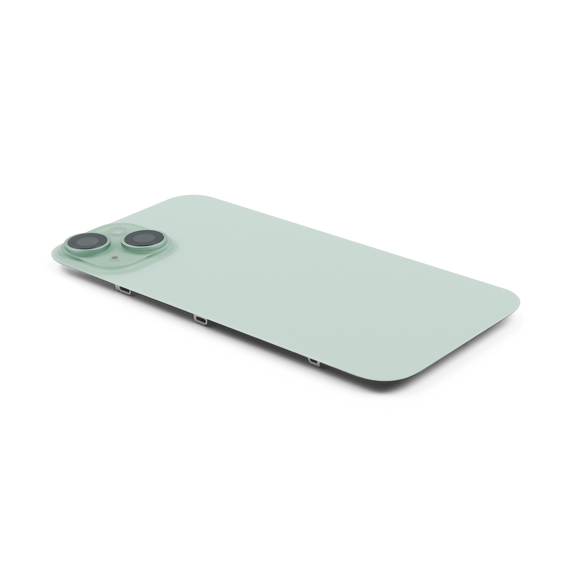 Apple Achterkant incl. cameralens, flitser en draadloos laden voor iPhone 15 (EU Version) Groen Titanium Pulled B