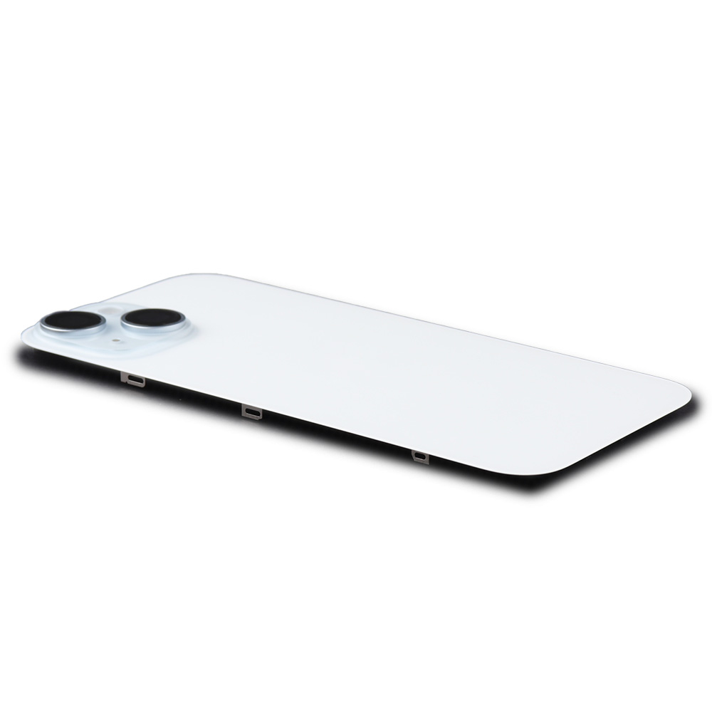 Apple Achterkant incl. cameralens, flitser en draadloos laden voor iPhone 15 (EU Version) Blauw Titanium Pulled