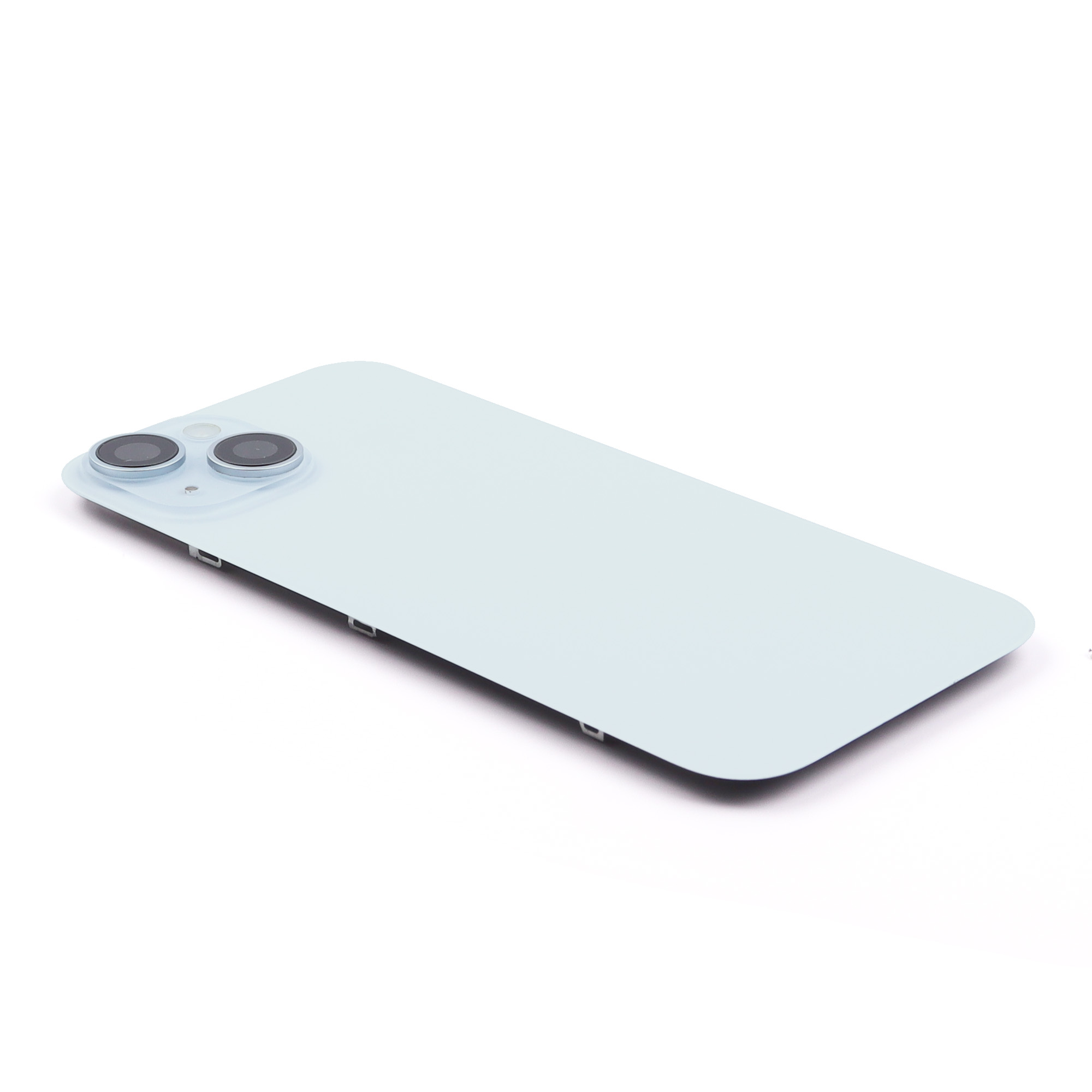 Apple Achterkant incl. cameralens, flitser en draadloos laden voor iPhone 15 (EU Version) Blauw Titanium Pulled B