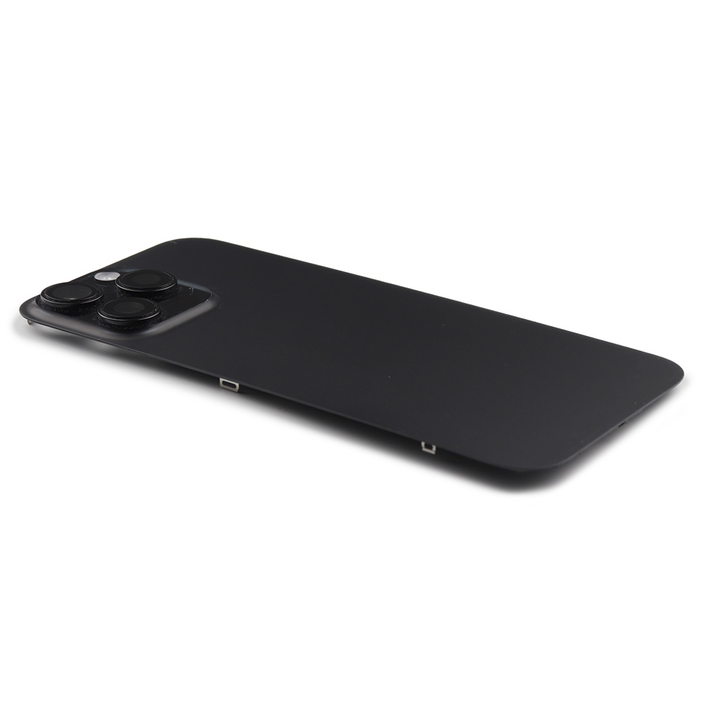Apple Achterkant incl. cameralens, flitser en draadloos laden voor iPhone 16 Pro Max Zwart Titanium Pulled