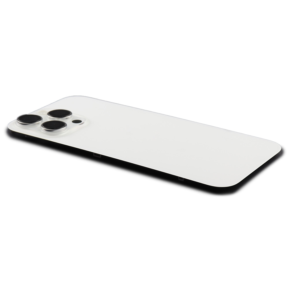 Apple Achterkant incl. cameralens, flitser en draadloos laden voor iPhone 16 Pro Max Wit Titanium Pulled