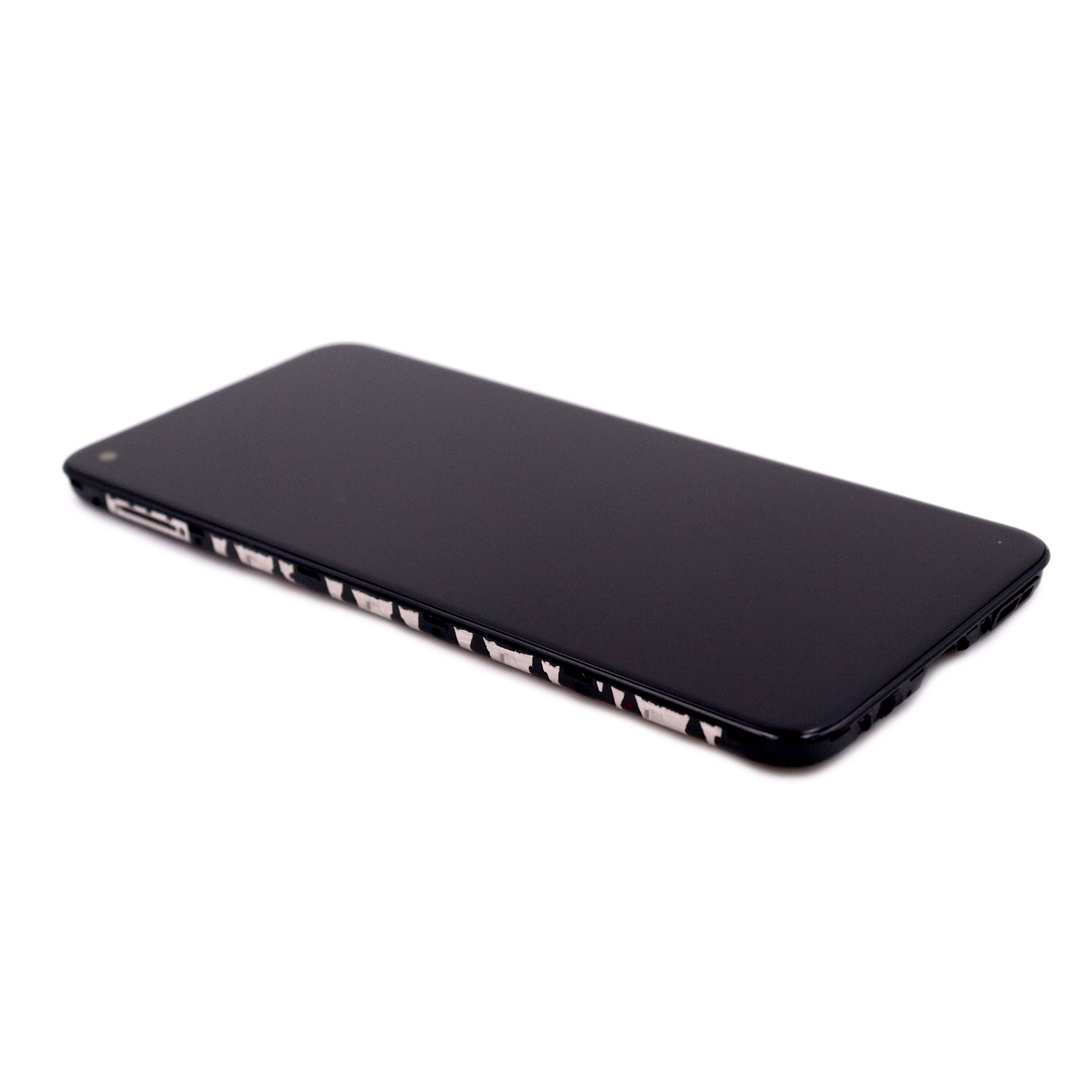 Samsung Scherm met frame voor Samsung Galaxy M11 Zwart Service Pack