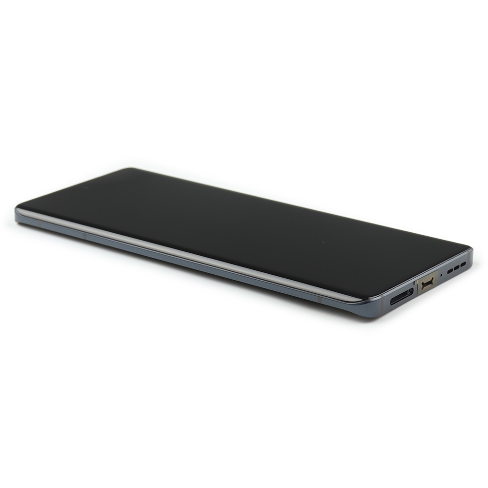 Motorola Scherm met frame voor Motorola Moto Edge 30 Fusion Zwart Service Pack
