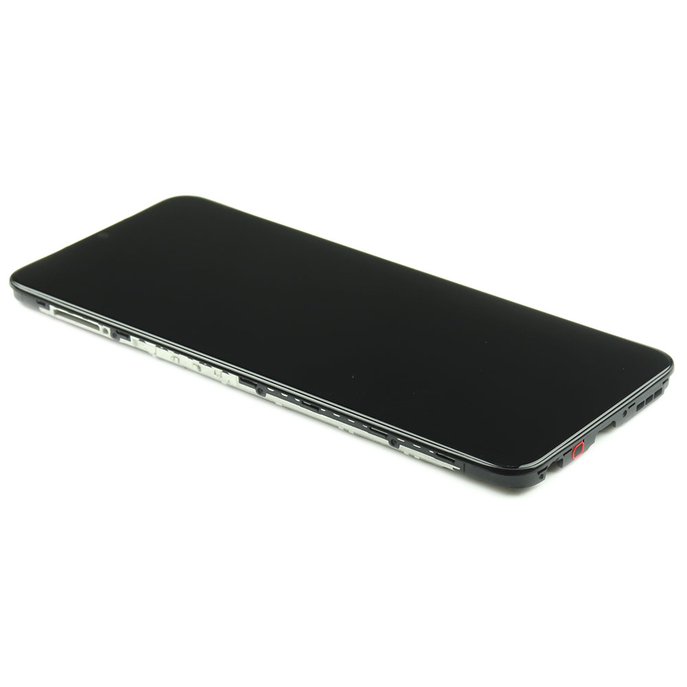 Oppo Scherm met frame voor Oppo A16s / A54S Zwart OEM-Equivalent