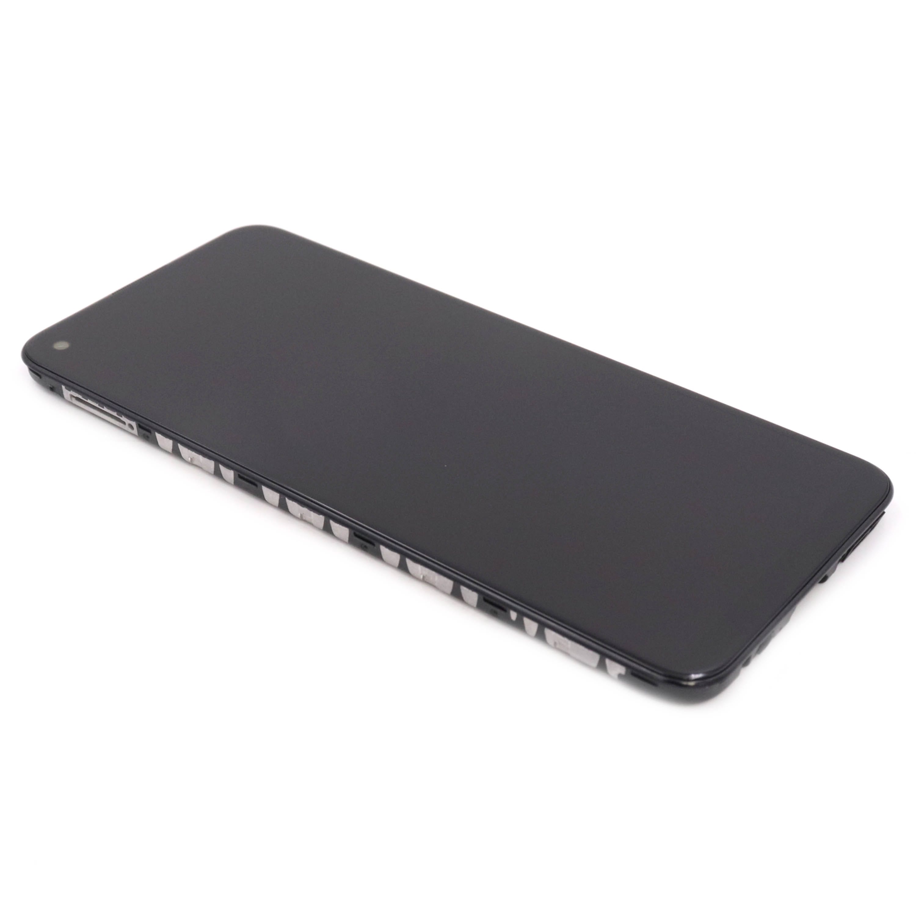 Screen (with Adhesive) for Samsung Galaxy A11 Black Service Pack