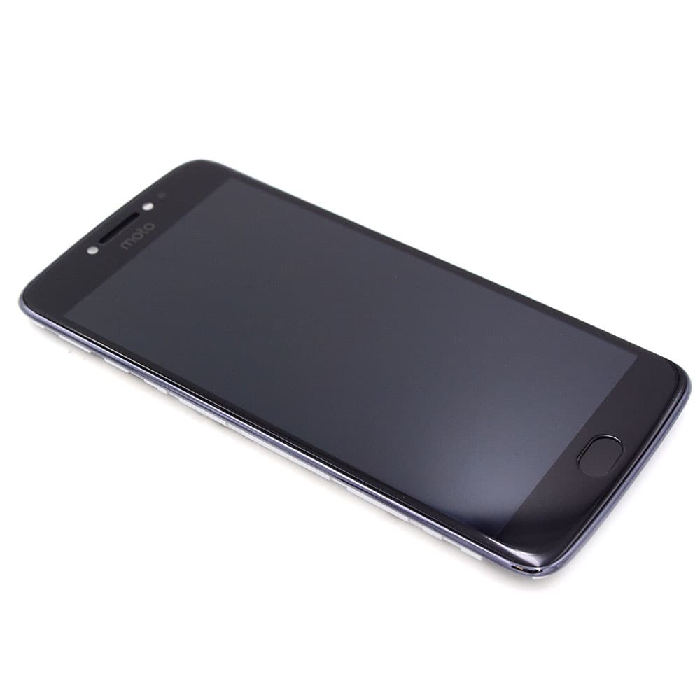 Motorola Scherm met frame voor Motorola Moto E4 Plus (XT1770) Zwart OEM-Equivalent