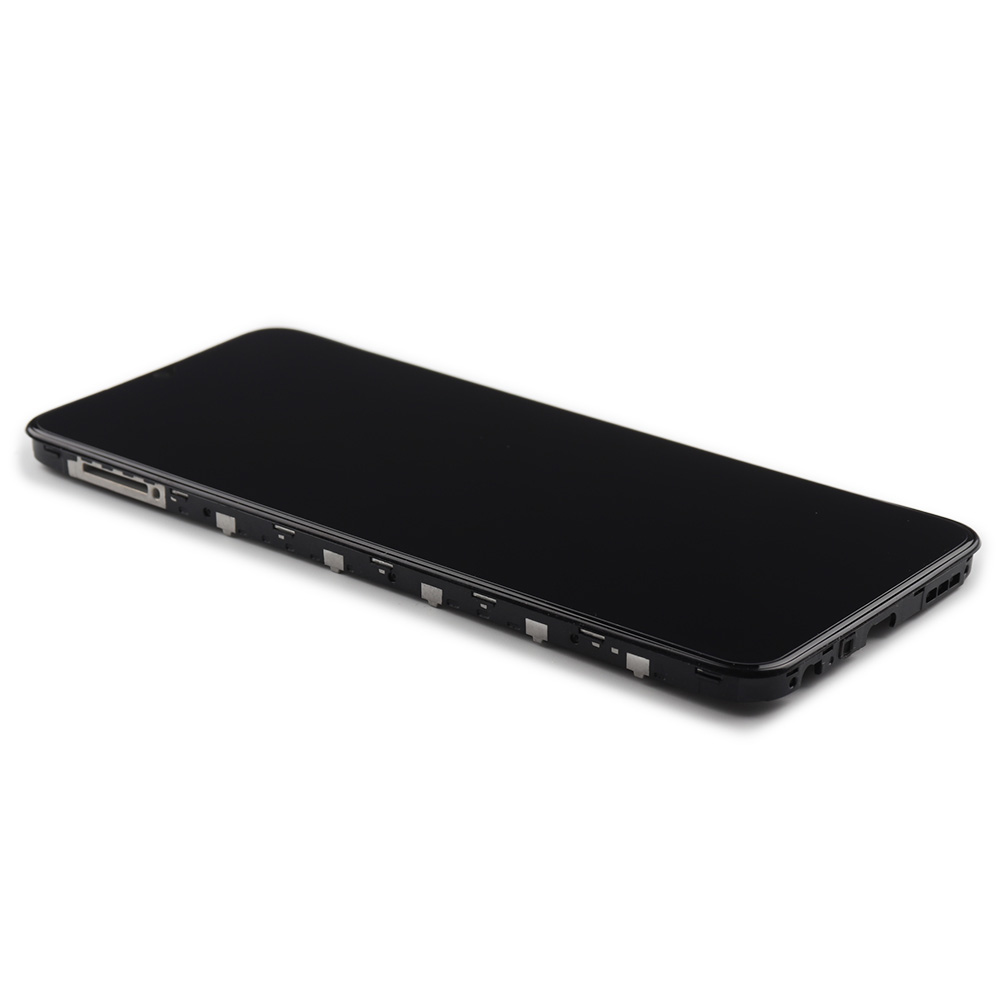 Oppo Scherm met frame voor Oppo A38 Zwart Service Pack
