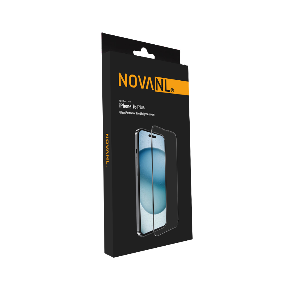 NOVANL GlassProtector Pro (Edge to Edge) voor iPhone 15 Plus/16 Plus