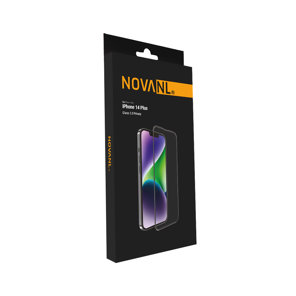 NOVANL GlassProtector Pro Privacy (Edge to Edge) voor iPhone 14 Plus