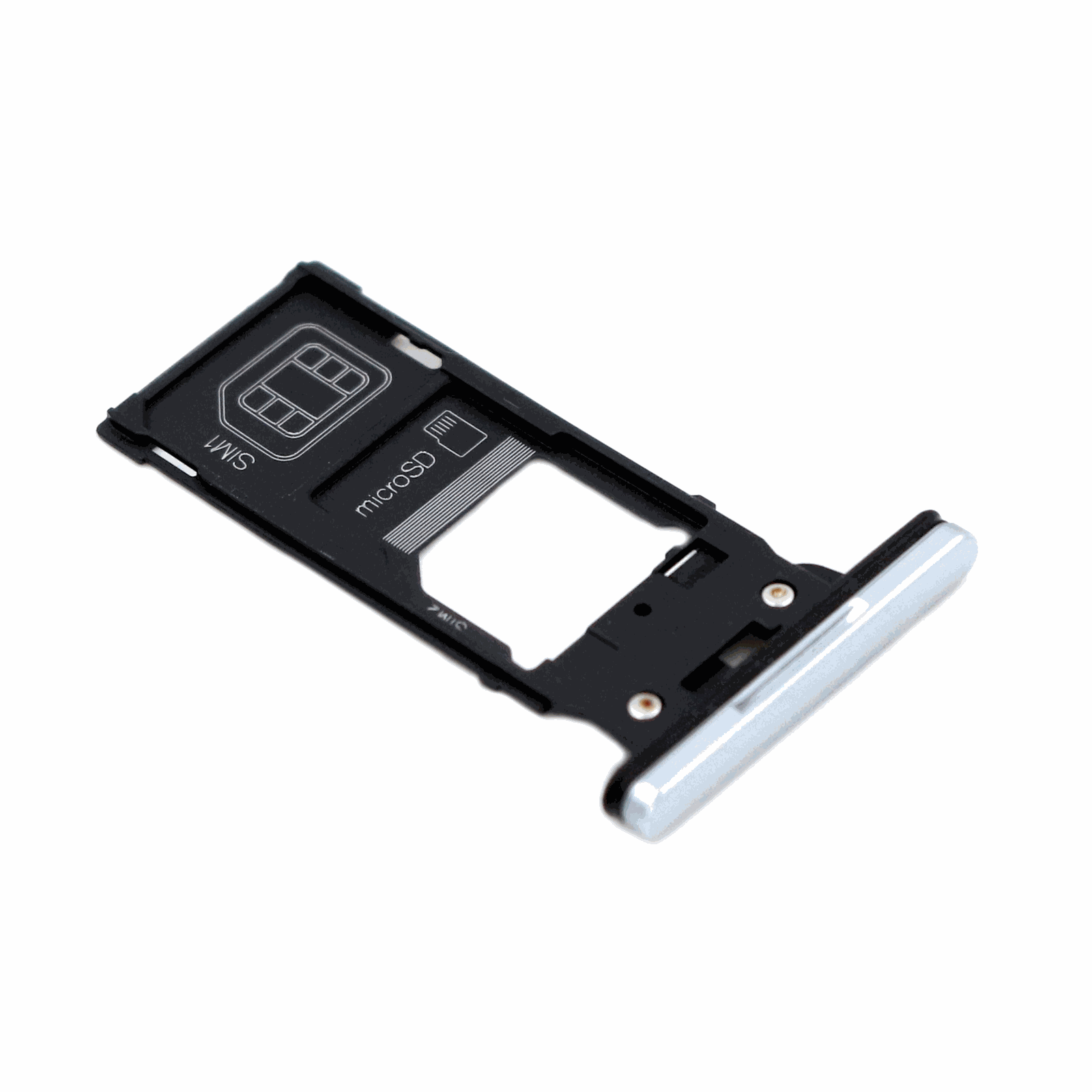 Sony Nano-simkaarthouder voor Sony Xperia XZ2 Premium Zilver OEM-Equivalent