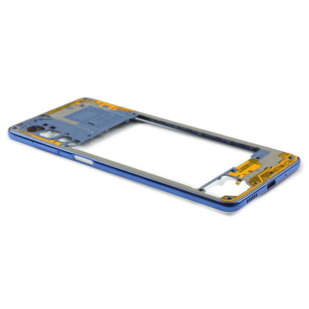 Samsung Middenframe voor Samsung Galaxy M52 5G (SM-M526B) Blauw OEM-Equivalent