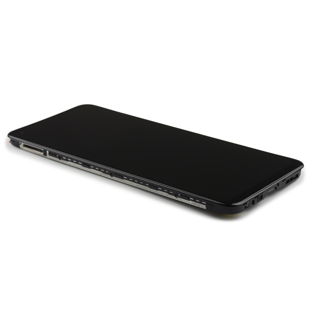 Oppo Scherm met frame voor Oppo A78 4G Zwart Service Pack