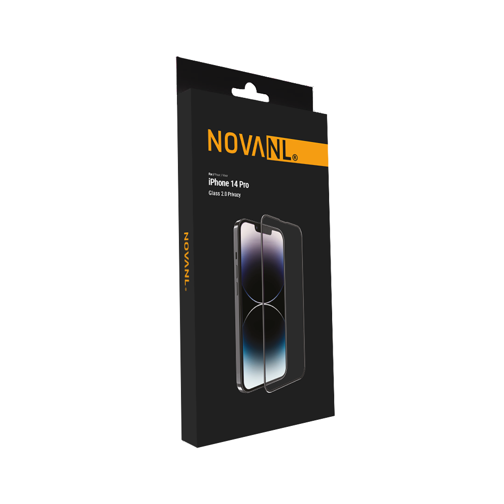 NOVANL GlassProtector Pro Privacy (Edge to Edge) voor iPhone 14 Pro