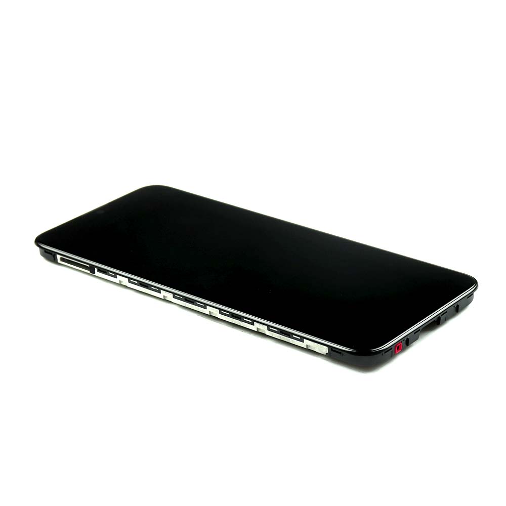 Schermo con frame per Motorola Moto E7 Power Nero Service Pack